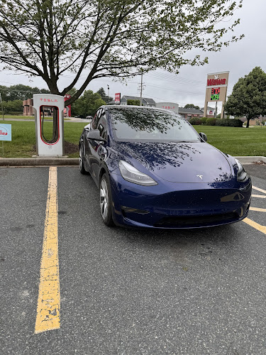 Tesla Supercharger EV Charging Station at Wawa