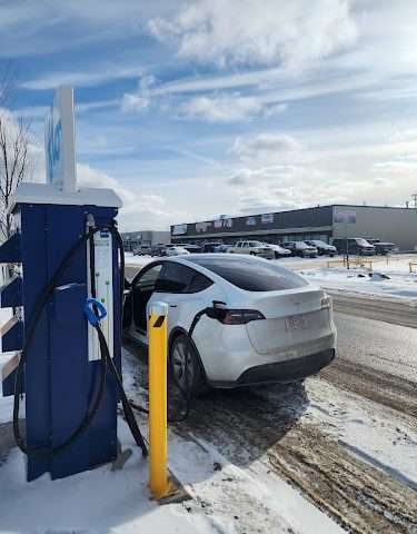 FLO Charging Station in Edmonton Alberta Canada