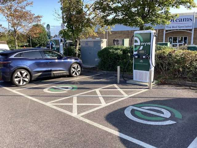 evyve Charging Station in Yeovil United Kingdom of Great Britain and Northern Ireland