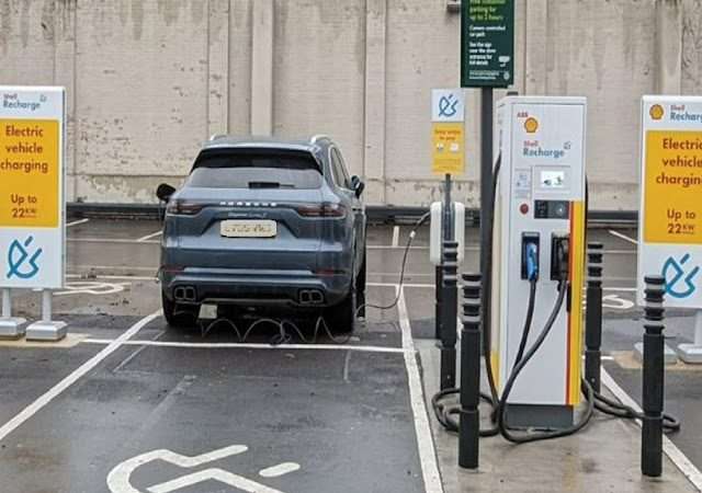Shell Recharge Charging Station in London United Kingdom of Great Britain and Northern Ireland