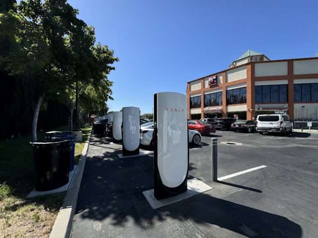 Tesla Supercharger in Milpitas California