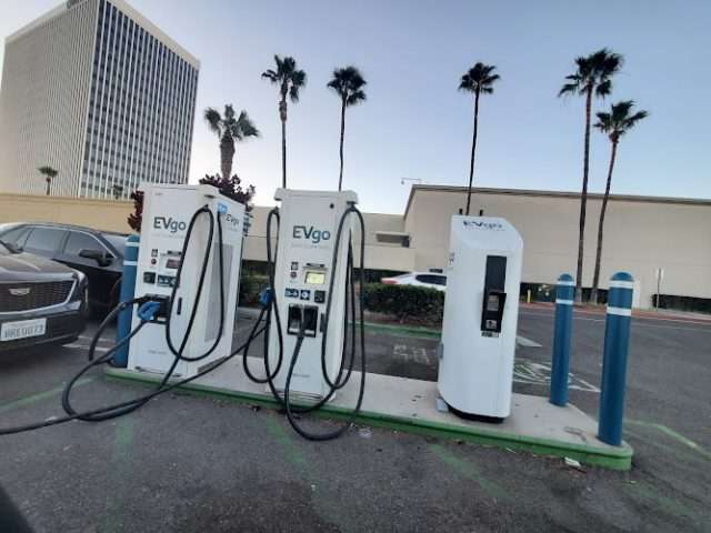 EVgo Charging Station in Orange California
