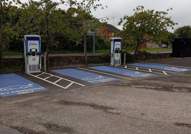 bp pulse Charging Station in Mold United Kingdom of Great Britain and Northern Ireland