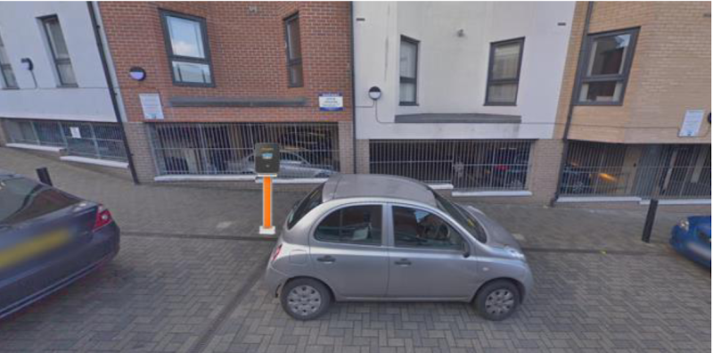 ChargePoint Charging Station EV Charging Station at Edinburgh Mews