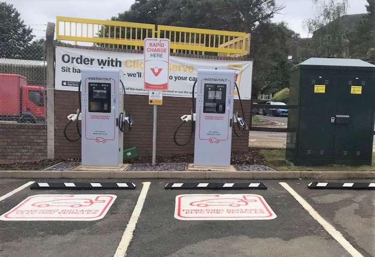 InstaVolt Charging Station EV Charging Station at McDonald's