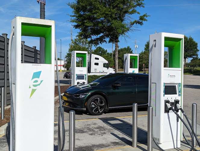 Electrify America Charging Station EV Charging Station at 1717 S College St