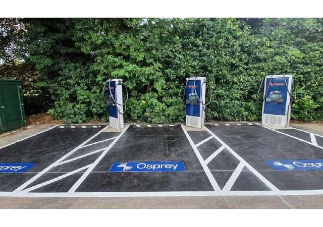 Osprey Charging Station in Hope Valley United Kingdom of Great Britain and Northern Ireland