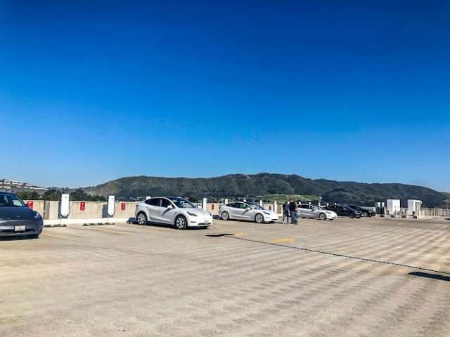 Tesla Supercharger in Daly City California