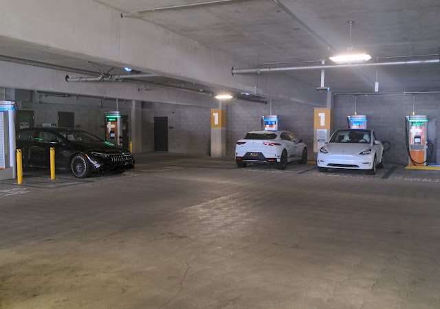 Tesla Destination Charger in La Jolla California