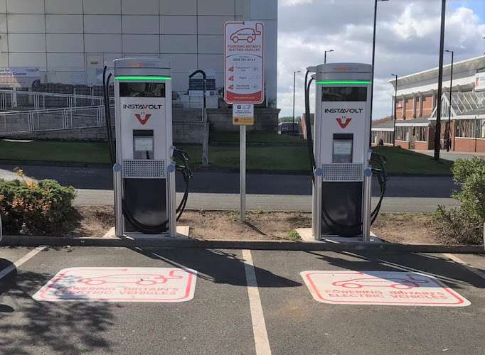 InstaVolt Charging Station EV Charging Station at Killingworth Retail Park