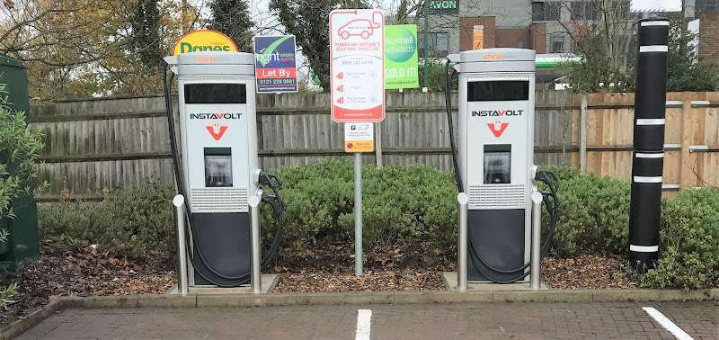 InstaVolt Charging Station EV Charging Station at KFC Shirley