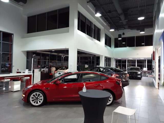 Tesla Supercharger in Dublin California