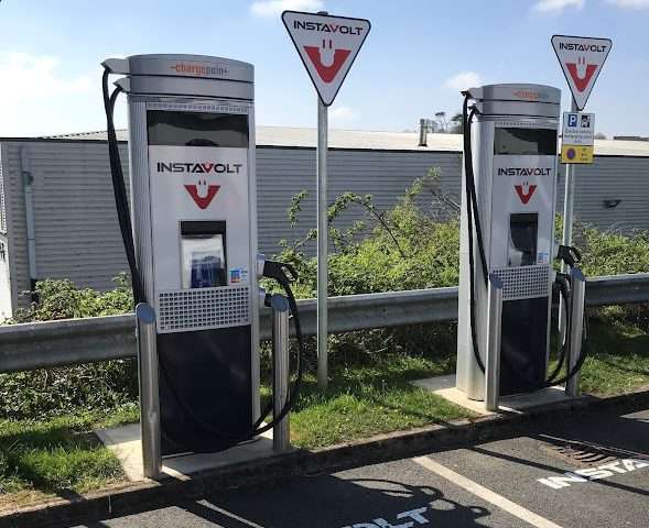 InstaVolt Charging Station in Plymouth United Kingdom of Great Britain and Northern Ireland