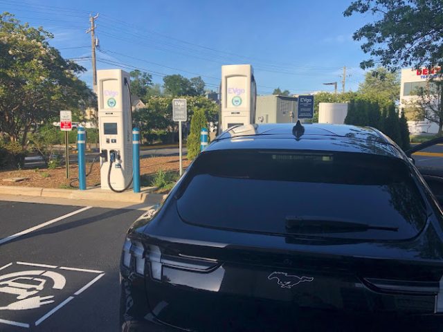 EVgo Charging Station in Falls Church Virginia