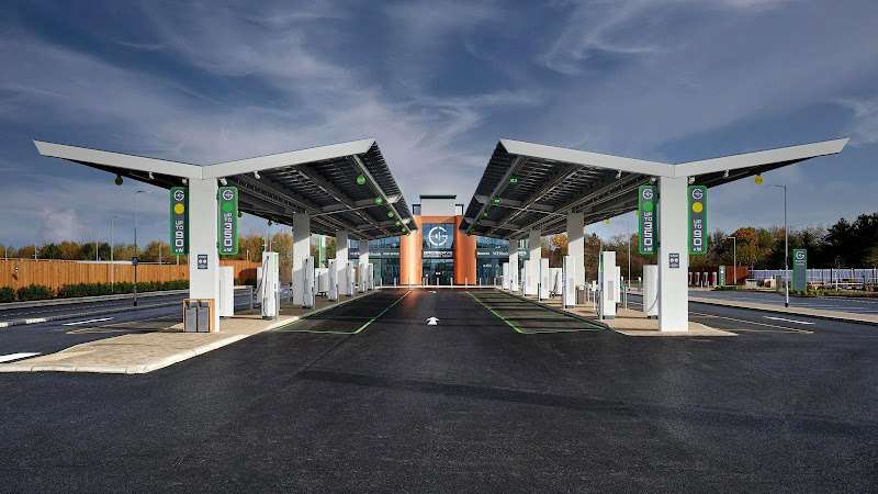 GRIDSERVE Charging Station EV Charging Station at Electric Forecourt