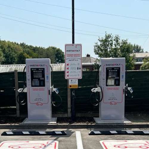 InstaVolt Charging Station EV Charging Station at McDonald's