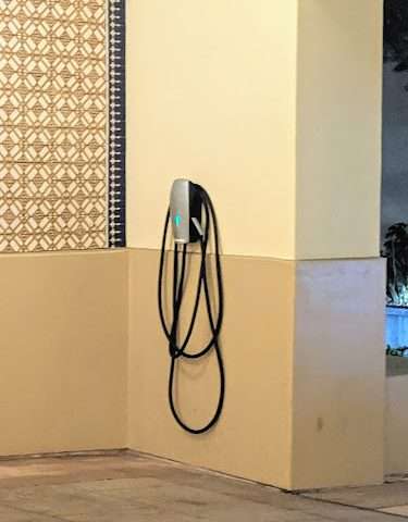 Tesla Destination Charger in Santa Barbara California