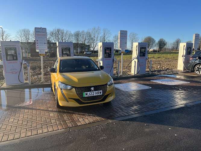 InstaVolt Charging Station EV Charging Station at Costa Coffee