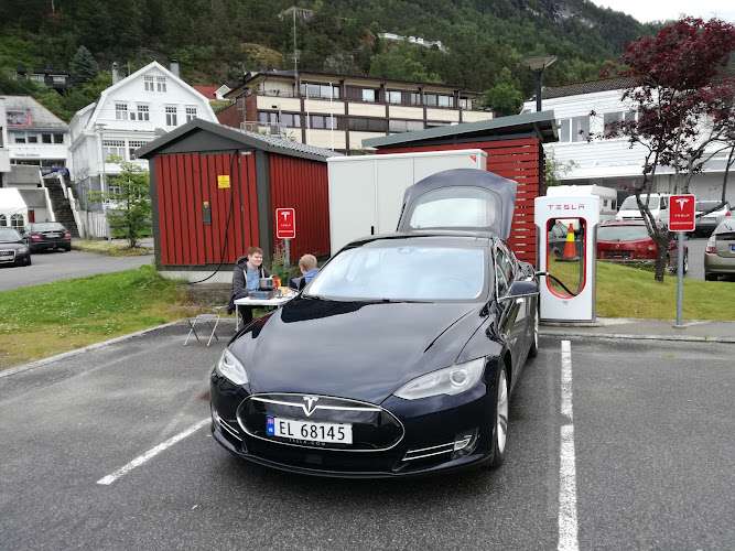 Tesla Supercharger EV Charging Station at Krånavegen 5