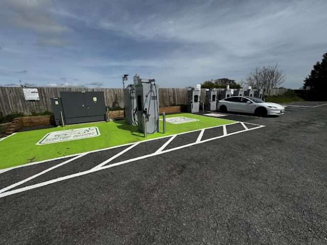 InstaVolt Charging Station in Exeter United Kingdom of Great Britain and Northern Ireland