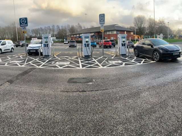 GRIDSERVE Charging Station in Heywood United Kingdom of Great Britain and Northern Ireland