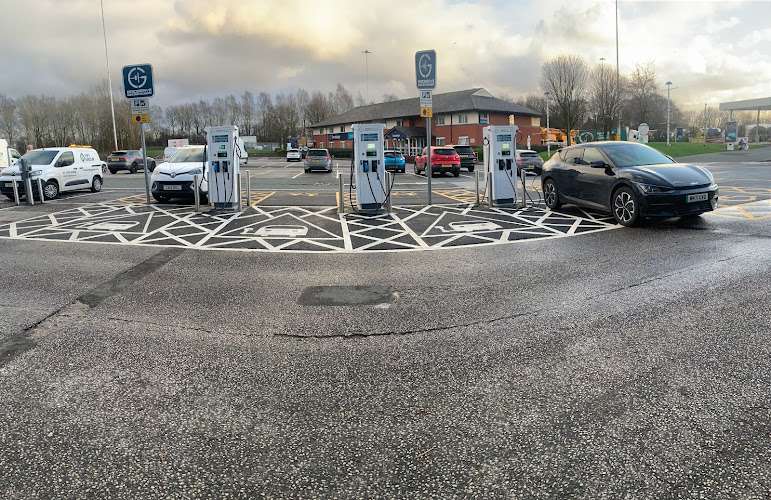 GRIDSERVE Charging Station EV Charging Station at Jct 18