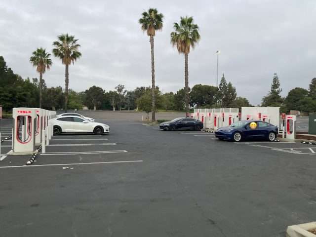 Tesla Supercharger in Brea CA