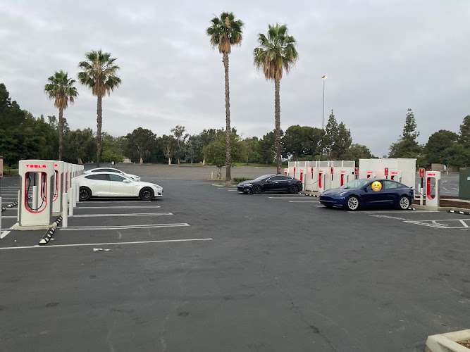 Tesla Supercharger EV Charging Station at State College-Brea Mall