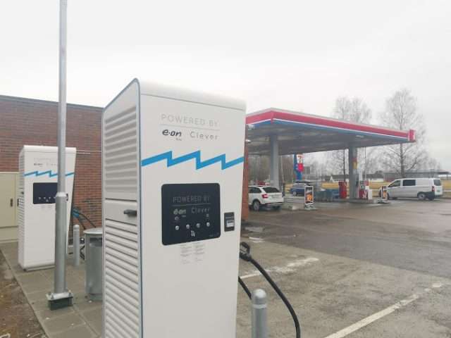 Powered By E.ON Drive & Clever Charging Station in Kløfta Norway 2040