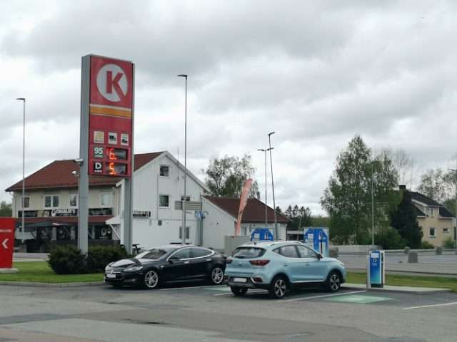 Circle K Charging Station in Rakkestad Norway 1890
