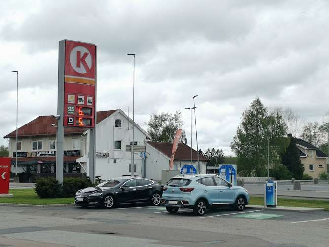 Circle K Charging Station EV Charging Station at Haldenveien 1