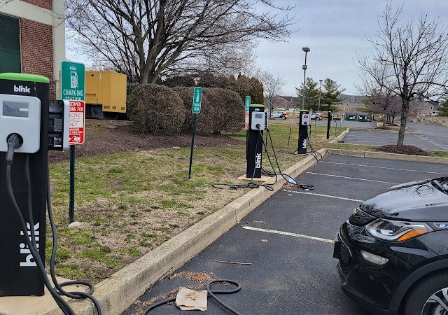 Blink Charging Station in Bristol Pennsylvania