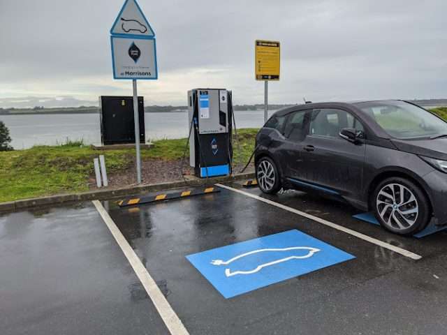 GeniePoint Charging Station in Caernarfon United Kingdom of Great Britain and Northern Ireland