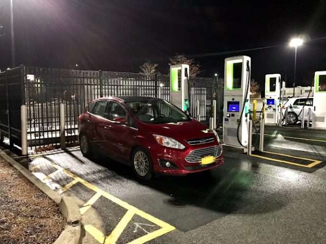 Electrify America Charging Station in Newburgh New York