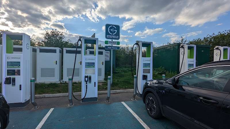 GRIDSERVE Charging Station EV Charging Station at A1M Jct 46