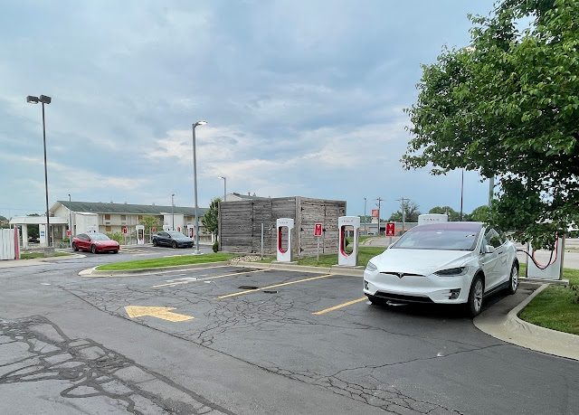 Tesla Supercharger in Topeka Kansas