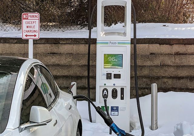 Electrify America Charging Station in Clifton New Jersey