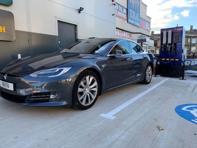 Alfa Power Charging Station in Brighouse United Kingdom of Great Britain and Northern Ireland