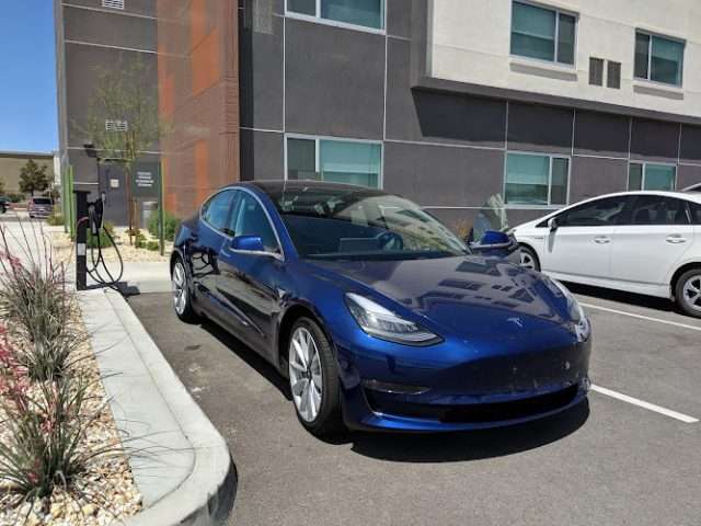 Tesla Destination Charger in Palmdale California