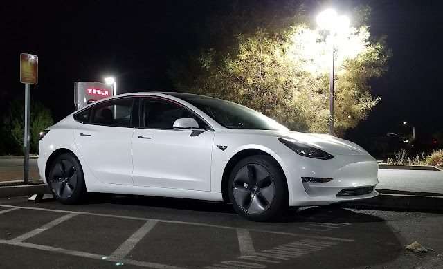 Tesla Supercharger in Yuba City California