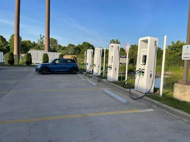 Electrify America Charging Station in Girard Ohio