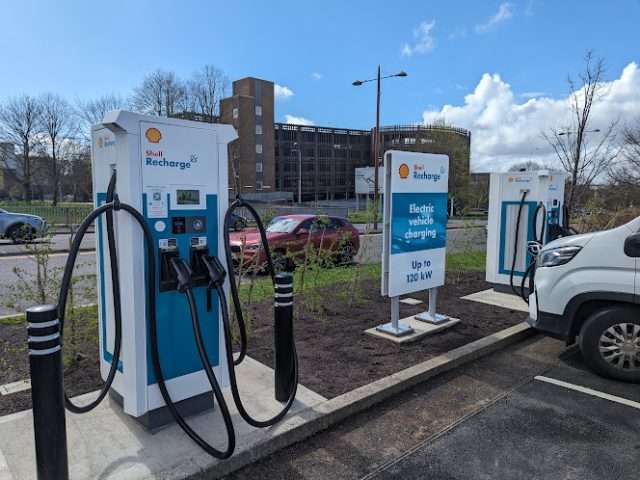 Shell Recharge Charging Station in Bracknell United Kingdom of Great Britain and Northern Ireland
