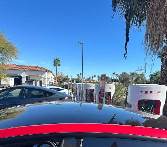 Tesla Supercharger in La Quinta California