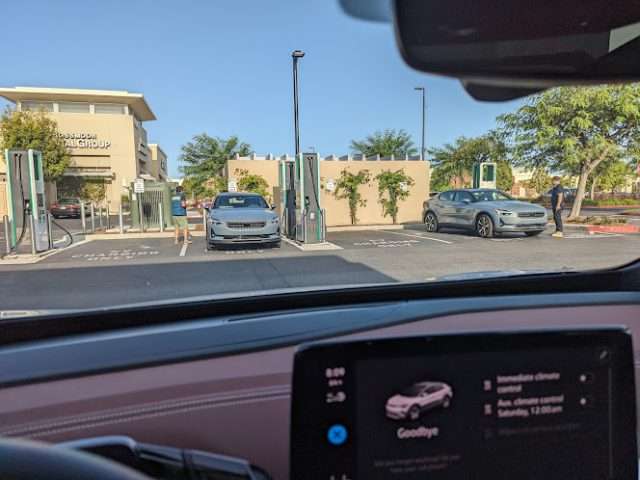 Electrify America Charging Station in Seal Beach California