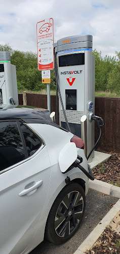 InstaVolt Charging Station EV Charging Station at Starbucks