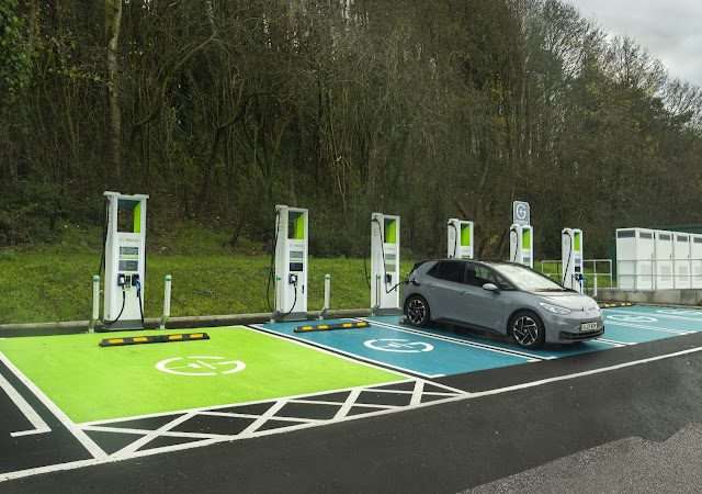 GRIDSERVE Charging Station in Wakefield United Kingdom of Great Britain and Northern Ireland