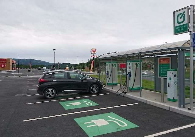 Circle K Charging Station in Tangen Norway 2337