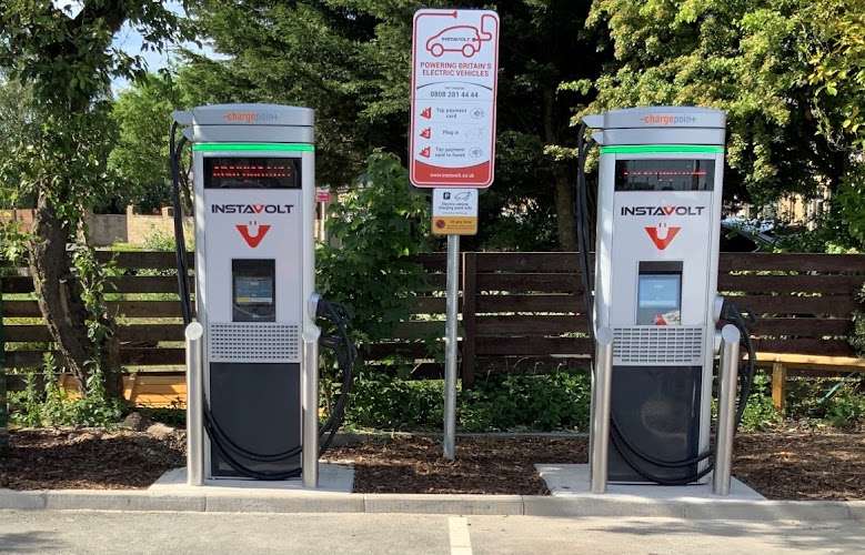 InstaVolt Charging Station EV Charging Station at Starbucks
