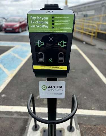 APCOA Charging Station in Hove United Kingdom of Great Britain and Northern Ireland