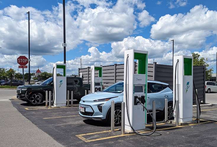 Electrify America Charging Station EV Charging Station at Parking lot